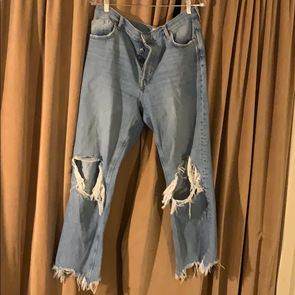 FP crop flare jeans